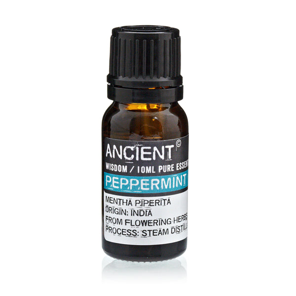 Ancient Wisdom Peppermint Essential Oil - 10ml Bottle