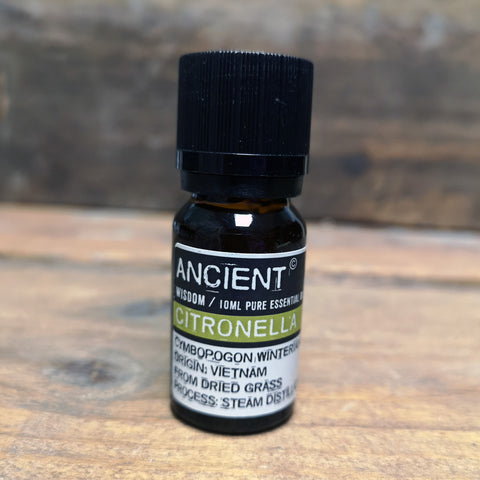 Ancient Wisdom Citronella Essential Oil - 10ml Bottle