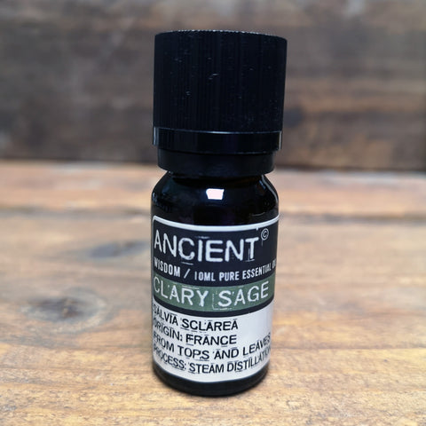 Ancient Wisdom Clary Sage Essential Oil - 10ml Bottle