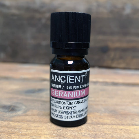 Ancient Wisdom Geranium Essential Oil - 10ml Bottle